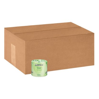 Picture of Marcal PRO 2-Ply Septic Safe Bathroom Tissue, 100% Recycled, White, 240 Sheets per Roll, Case of 48 Rolls