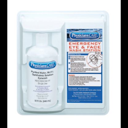 Picture of Eye & Skin Flush Emergency Station/Replacement Bottles, 32 oz