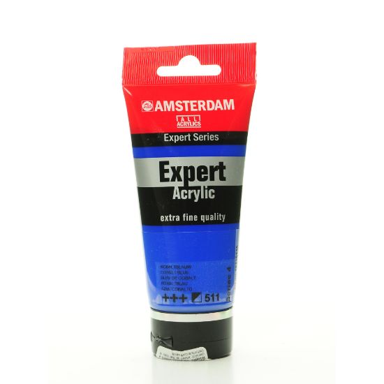 Picture of Amsterdam Expert Acrylic Paint Tubes, 75 mL, Cobalt Blue, Pack Of 2