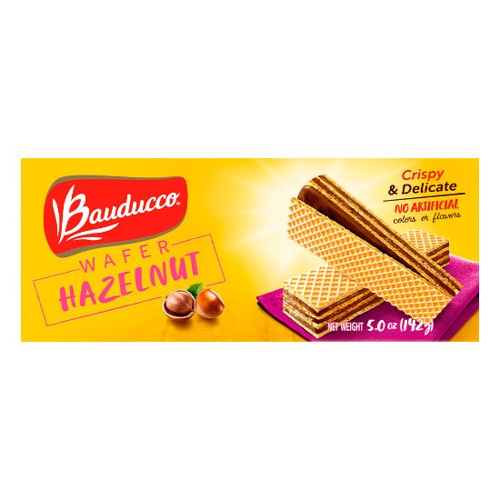 Picture of Bauducco Foods Hazelnut Wafers, 5. oz, Case Of 36 Packages