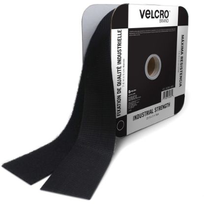 Picture of VELCRO Industrial Fastener Tape - 25 ft Length x 2in Width - 1 / Roll - Black