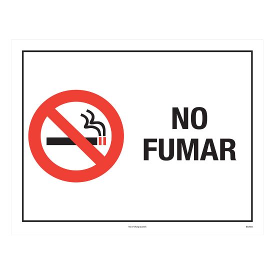 Picture of ComplyRight Federal Specialty Posters, No Smoking, Spanish, 8 1/2in x 11in