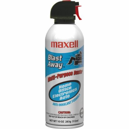 Picture of Maxell Blast Away Compressed Gas Duster, 10 Oz