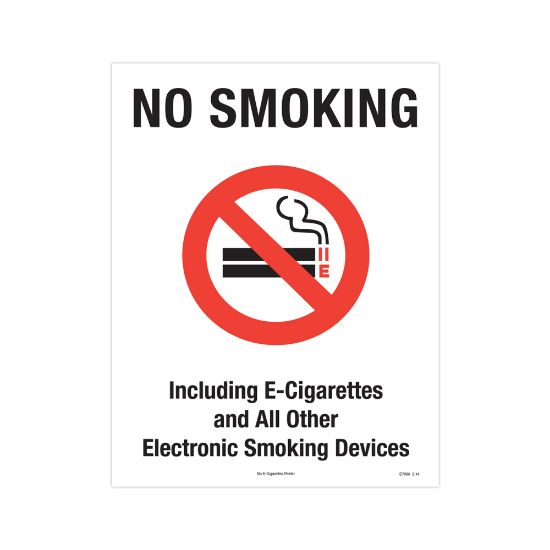 Picture of ComplyRight Federal Specialty Posters, No Smoking Or E-Smoking, English, 8 1/2in x 11in