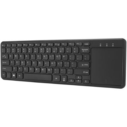 Picture of Adesso SlimTouch 4050 Wireless Keyboard With Built-in Touchpad, Black