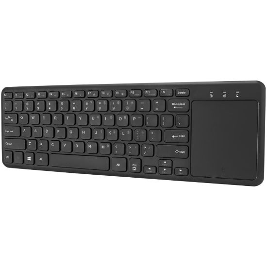 Picture of Adesso SlimTouch 4050 Wireless Keyboard With Built-in Touchpad, Black