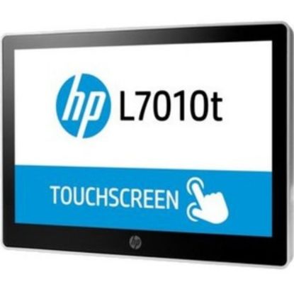 Picture of HP L7010t 10.1in LCD Touchscreen Monitor - 16:10 - 30 ms - Projected Capacitive - Multi-touch Screen - 1280 x 800 - WXGA - 16.7 Million Colors - 800:1 - 220 Nit - LED Backlight - Asteroid, Cool Gray, Black