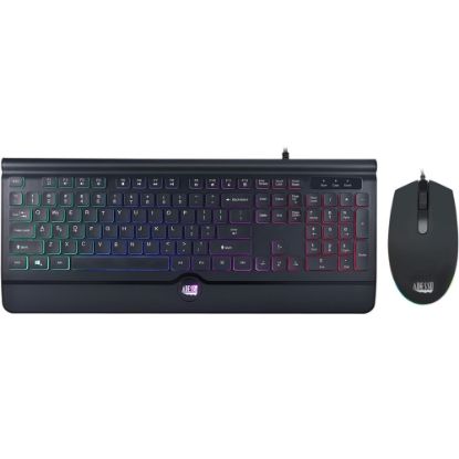 Picture of Adesso EasyTouch 137CB - Keyboard and mouse set - backlit - USB - US