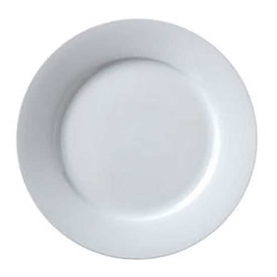 Picture of Hoffman Vertex China Ceramic Argyle Collection Rolled Edge Plates, 6-1/2in, Bright White, Case Of 36 Plates