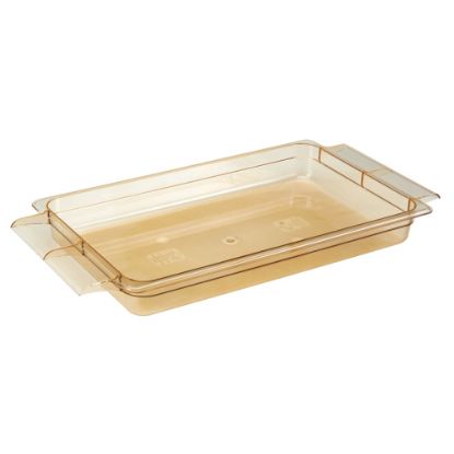 Picture of Cambro 1/1 x 2in H-Pans With Handles, Amber, Set Of 6 Pans