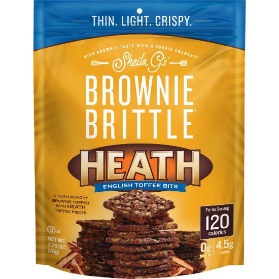 Picture of Brownie Brittle, Heath Toffee Crunch, 2.75 Oz, Pack Of 8 Bags