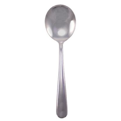 Picture of Walco Windsor Stainless Steel Bouillon Spoons, Silver, Pack Of 24 Spoons