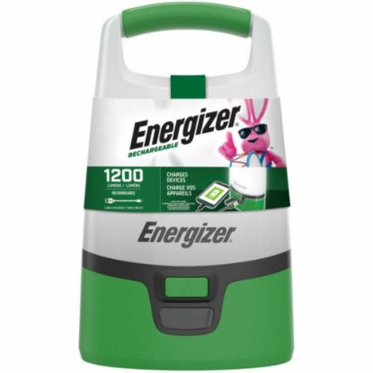 Picture of Energizer Vision Recharge LED Lantern - LED - 1200 lm Lumen - Lithium Ion (Li-Ion) - Battery Rechargeable - Battery - Green - 1 Each