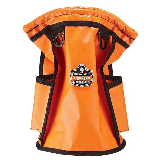 Picture of Ergodyne Arsenal 5538 Tarpaulin Topped Parts Pouch, 12inH x 7-1/2inW x 7-1/2inD, Orange