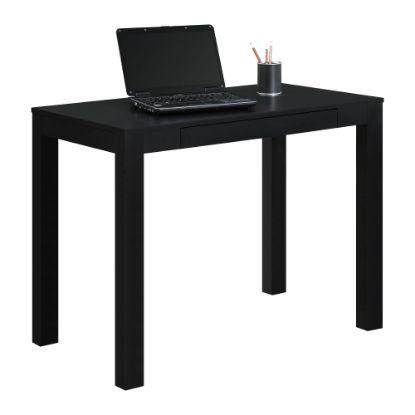 Picture of Ameriwood Home Parsons 39inW Writing Desk, Black