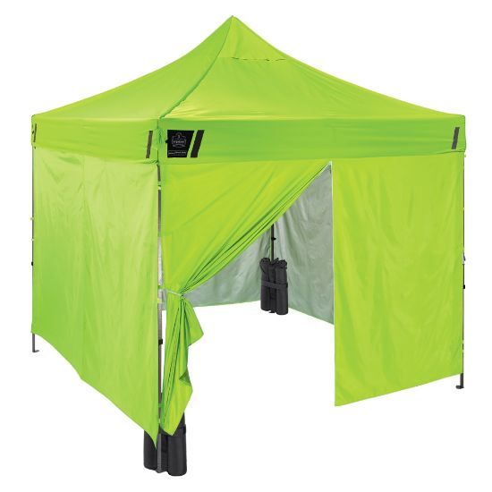 Picture of Ergodyne SHAX 6053 Enclosed Pop-Up Tent Kit, 10ft x 10ft, Lime