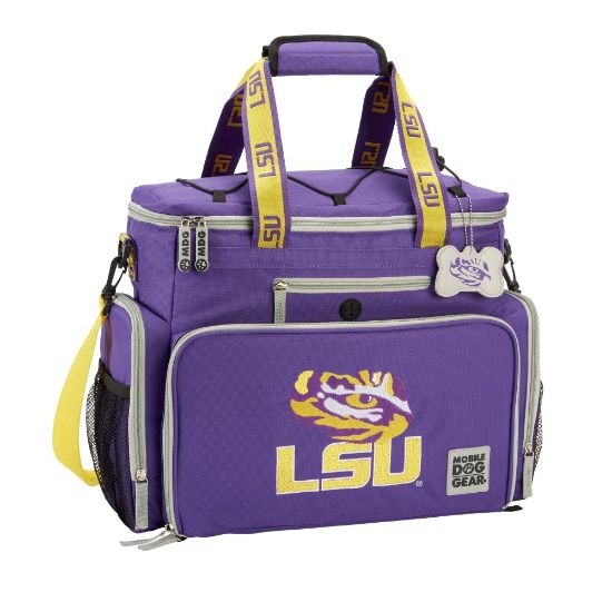 Picture of Mobile Dog Gear NCAA Week Away Bag, 12inH x 8inW x 16-1/2inD, LSU Tigers