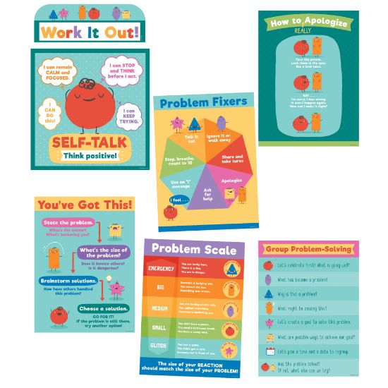 Picture of Carson-Dellosa Education Social Problem-Solving 7-Piece Bulletin Board Set