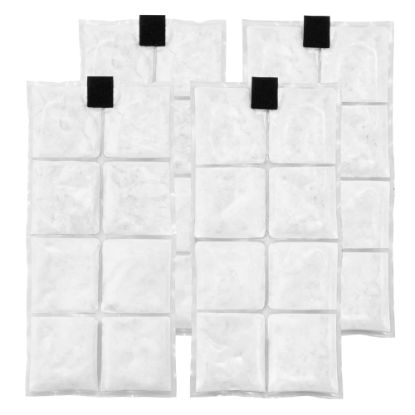 Picture of Ergodyne Chill-Its Phase Change Cooling Vest, Cooling Packs Only, Clear, Set Of 4 Packs, 6250