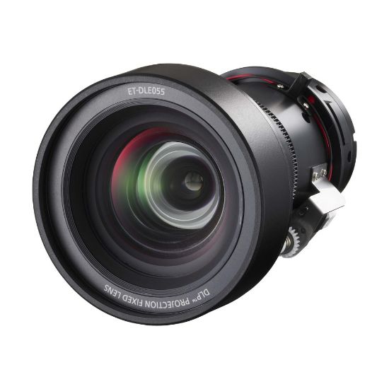 Picture of Panasonic ET-DLE055 - Lens - 11.9 mm - f/1.8 - for PT-DW6300, RCQ10, RCQ80, RX110, RZ120, RZ690, RZ770, RZ790, RZ870, RZ890, RZ970, RZ990