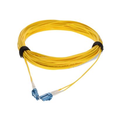 Picture of AddOn 30m LC OS1 Yellow Patch Cable - Patch cable - LC/UPC single-mode (M) to LC/UPC single-mode (M) - 30 m - fiber optic - duplex - 9 / 125 micron - OS1 - halogen-free - yellow