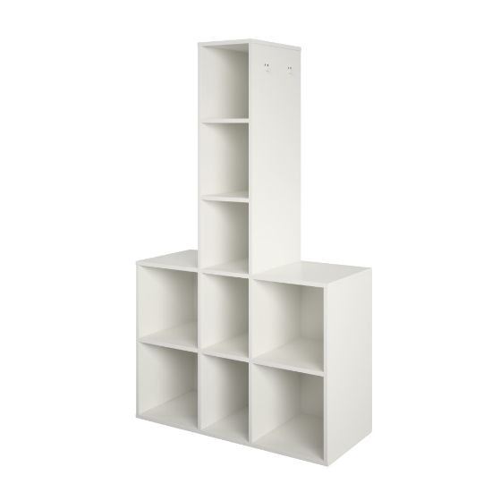 Picture of Ameriwood Home Nathan Kid's 9-Cube Storage Unit, 56-5/8inH x 32-5/8inW x 14inD, White