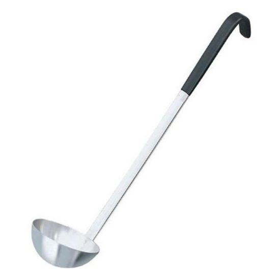 Picture of Vollrath Kool-Touch Ladle With Antimicrobial Protection, 4 Oz, Black