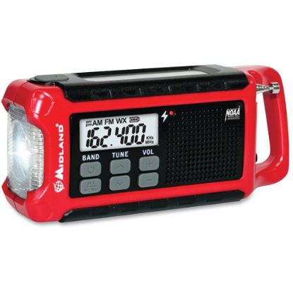 Picture of Midland ER210 E+Ready Compact Emergency Crank Weather Radio - with NOAA All Hazard, Weather Disaster - AM, FM