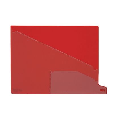 Picture of Pendaflex End-Tab Out Guides, Bottom-Cut Tab, Letter Size, Red, Box Of 25