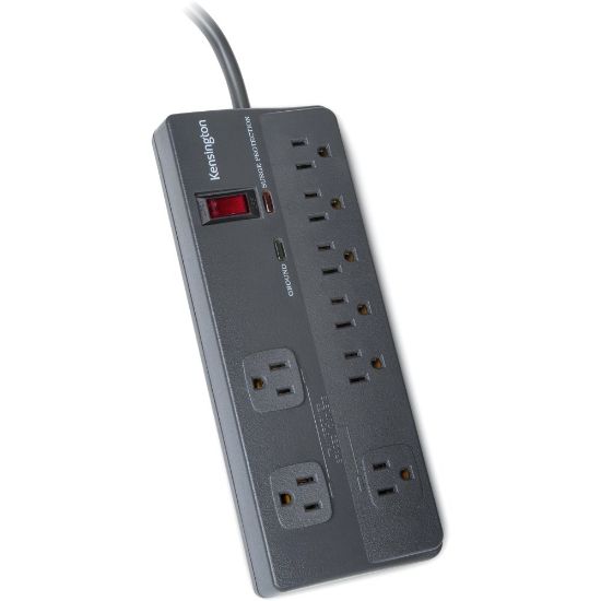 Picture of Kensington Guardian 8-Outlet Surge Protector - 8 x AC Power - 1080 J - 6 ft - External