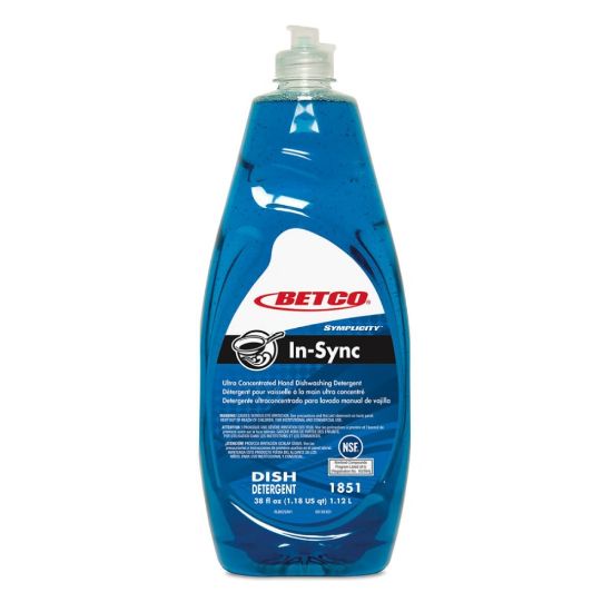 Picture of Betco InSync Super Concentrated Hand Dishwashing Detergent, Fresh Scent, 38 Oz