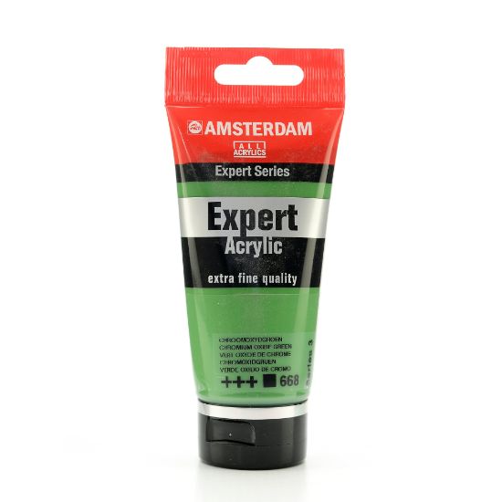 Picture of Amsterdam Expert Acrylic Paint Tubes, 75 mL, Chromium Oxide Green, Pack Of 2