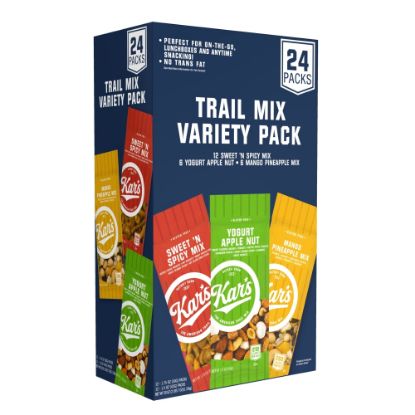 Picture of KARs Trail Mix Mixed Nuts Variety Pack, 24 Count