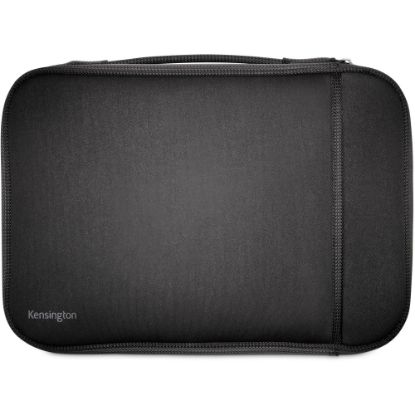 Picture of Kensington K62609WW Carrying Case (Sleeve) for 10in to 11.6in Apple MacBook Air - Black - Drop Resistant, Damage Resistant, Scratch Resistant - Fabric Body - Fleece Interior Material - Handle