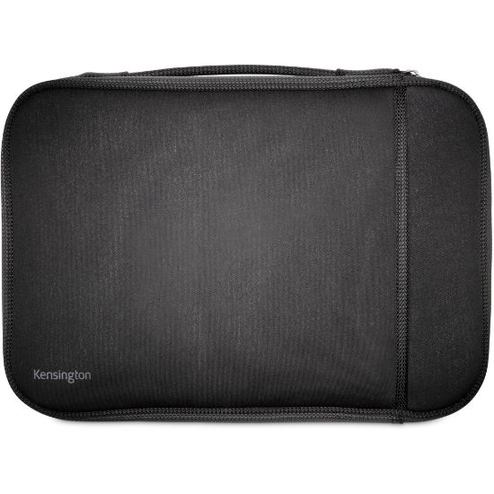 Picture of Kensington K62609WW Carrying Case (Sleeve) for 10in to 11.6in Apple MacBook Air - Black - Drop Resistant, Damage Resistant, Scratch Resistant - Fabric Body - Fleece Interior Material - Handle