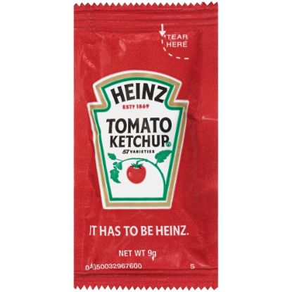 Picture of Heinz Single Serve Ketchup Packets, 0.25 Oz, Case Of 1,000 Packets