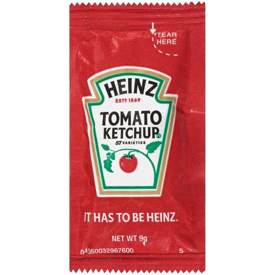 Picture of Heinz Single Serve Ketchup Packets, 0.25 Oz, Case Of 1,000 Packets