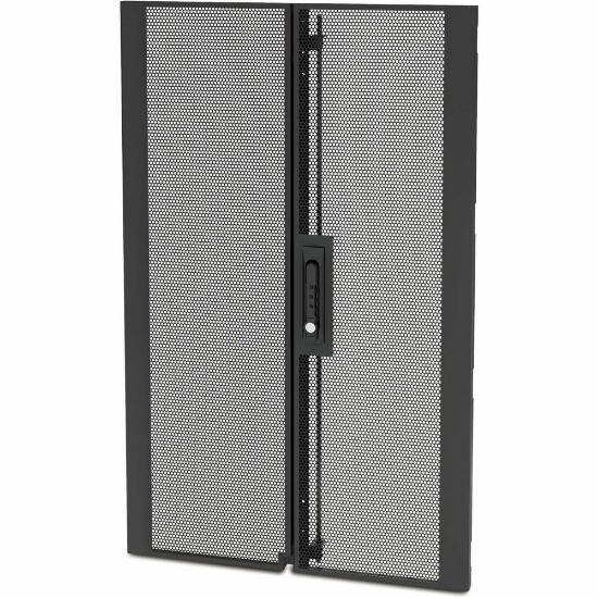 Picture of APC by Schneider Electric AR7103 NetShelter SX 20U Split Door Panel - Black - 37.5in Height - 23.6in Width - 1.8in Depth