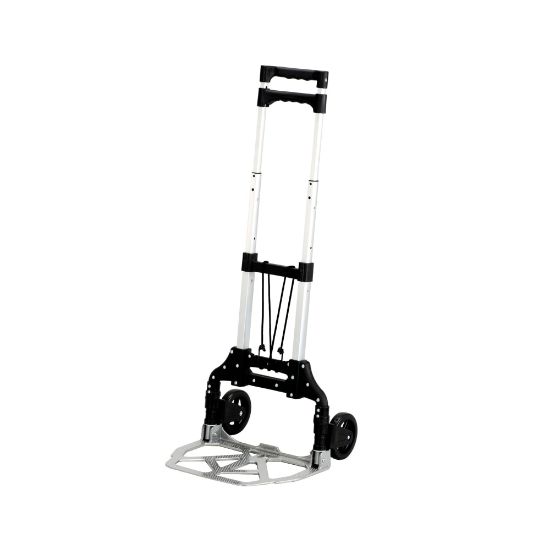 Picture of Safco Stow & Go Cart Lightweight Hand Truck, 110 Lb. Capacity, 5in Wheels, Gray