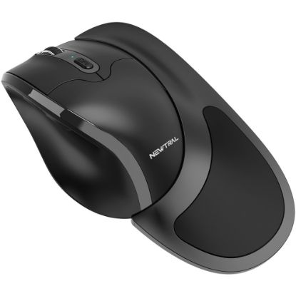 Picture of Goldtouch Newtral 3 Mouse Wireless, Large, Black - Wireless - Radio Frequency - 2.40 GHz - Black - 1 Pack - USB - 2400 dpi - Large Hand/Palm Size - Right-handed Only