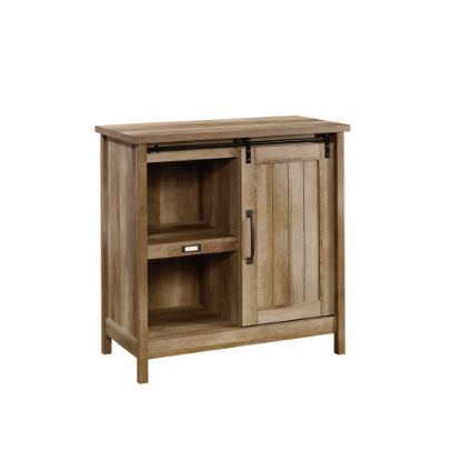 Picture of Sauder Adept Accent Storage Cabinet, 2 Adjustable Shelves, Craftsman Oak