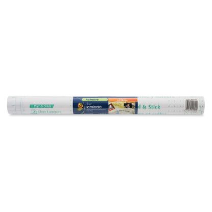 Picture of Duck Brand Peel & Stick Laminate Roll, 18in x 24ft, Clear