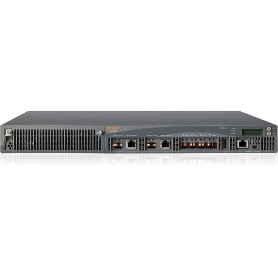 Picture of HPE 7210 Wireless LAN Controller - 2 x Network (RJ-45) - Gigabit Ethernet - Rack-mountable, Desktop, Wall Mountable