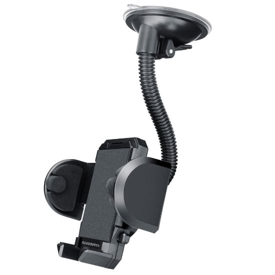 Picture of HyperGear 14369 ABS Polymer Universal Windshield Phone Mount, Black