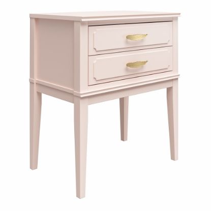 Picture of Ameriwood Stella Accent Table, 28inH x 23-5/8inW x 15-5/8inD, Pink