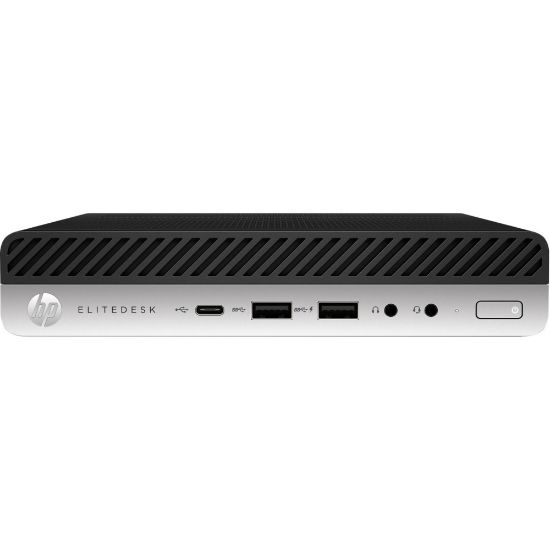 Picture of HP EliteDesk 800 G5 Desktop Computer - Intel Core i5 9th Gen i5-9500T - 8 GB - 256 GB SSD - Mini PC - Intel Q370 Chip - Windows 10 Pro 64-bit - Intel UHD Graphics 630 DDR4 SDRAM - 65 W