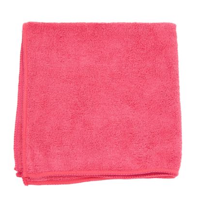 Picture of Hospeco MicroWorks Standard Microfiber Towels, 16in x 16in, Red, Pack Of 12