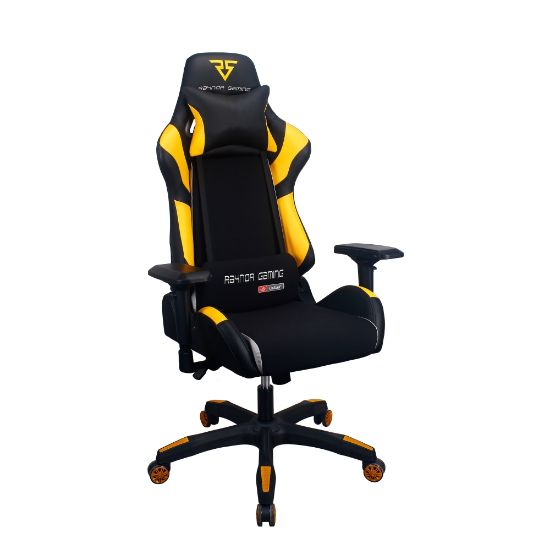 Picture of Raynor Energy Pro Gaming Chair, Black/Yellow