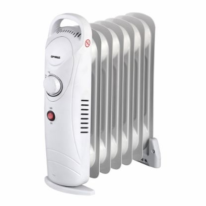 Picture of Optimus 700W Electric Portable Oil-Filled Radiator Heater, 15in x 16in