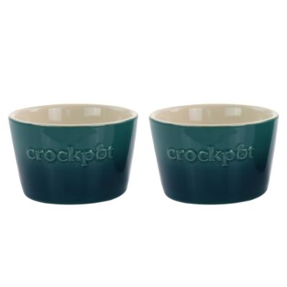 Picture of Crock-Pot 2-Piece Stoneware Ramekin Set, 8 Oz, Green